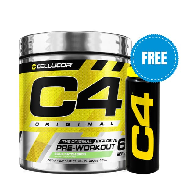 Celluor C4 Pre Workout - Free Squeeze Bottle