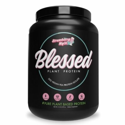 Clear Vegan EHP Labs Blessed Plant Protein - Strawberry Mylk