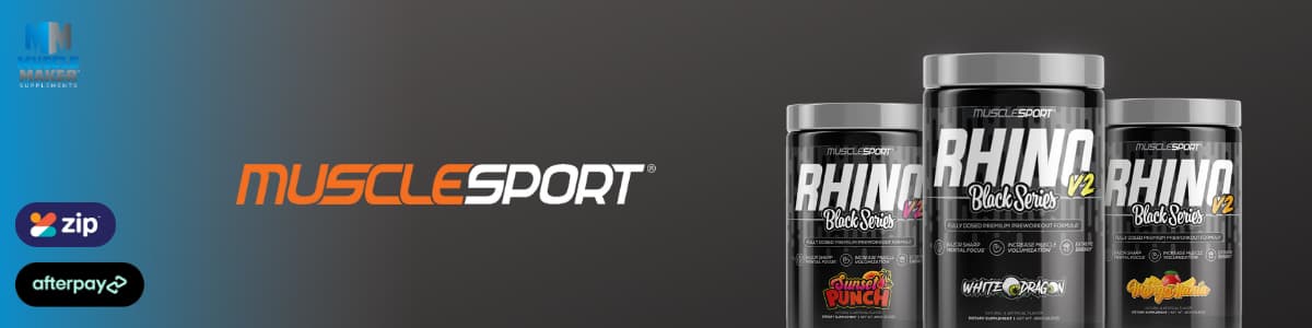 Musclesport Rhino Black V2 Payment Banner