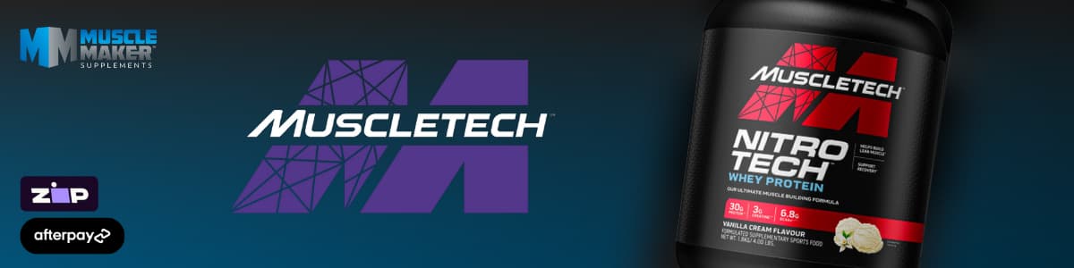 Muscletech Nitro Tech Payment Banner