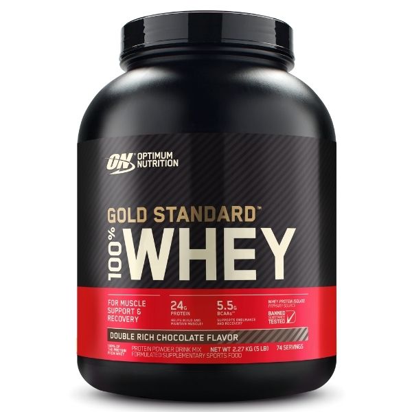 Optimum Nutrition Gold Standard 100% Whey 5lb - double rich choc