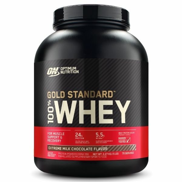 Optimum Nutrition Gold Standard 100% Whey 5lb - extreme choc