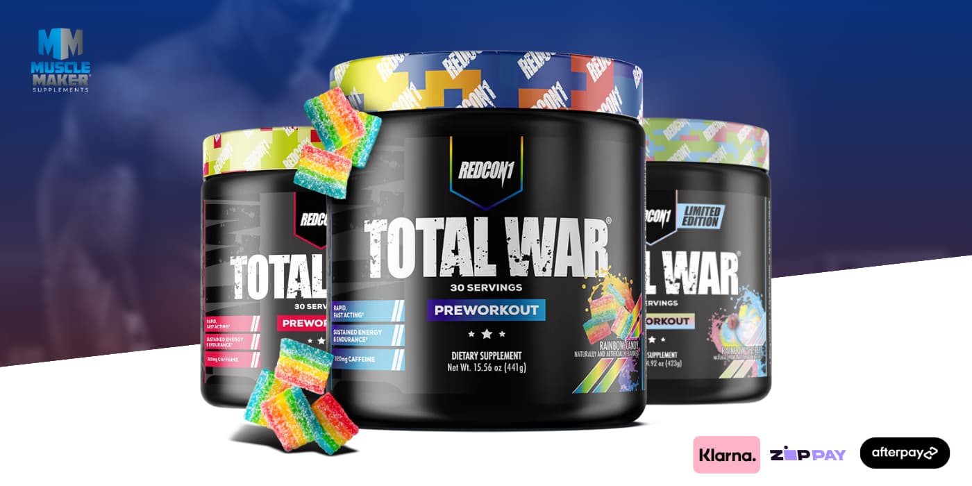 Redcon1 Total War Pre Workout Banner