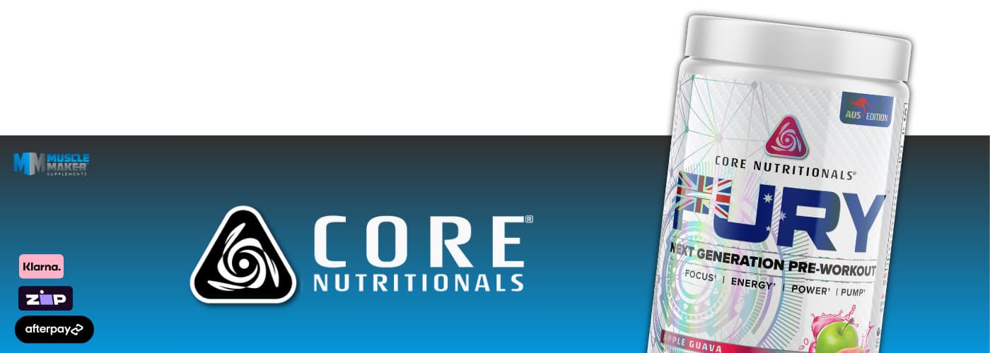 Core Nutritionals Core Fury Payment Banner