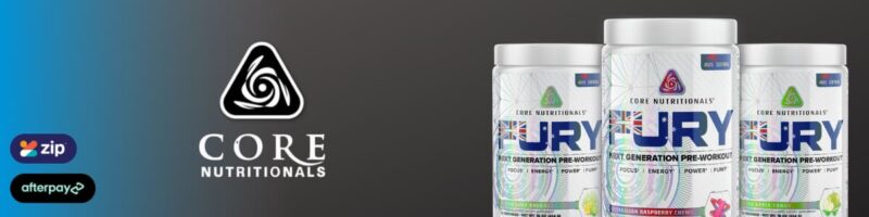 Core Nutritionals Fury Payment Banner
