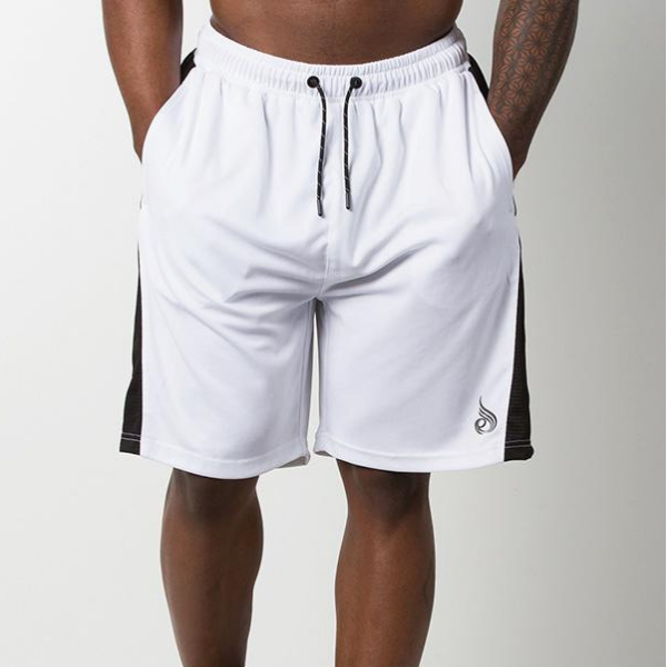Ryderwear Men's Pro Mesh Shorts - White