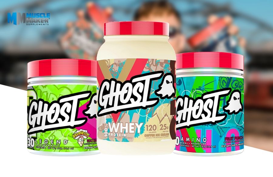 Ghost Lifestyle Complete Stack. Ghost Whey. Ghost Legend. Ghost Amino Product