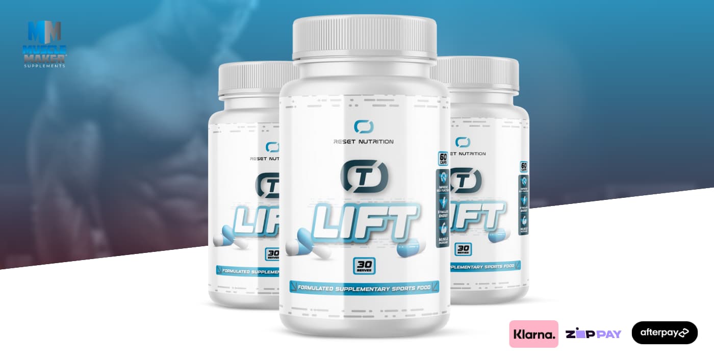 Reset Nutrition T Lift Testosterone Booster Banner