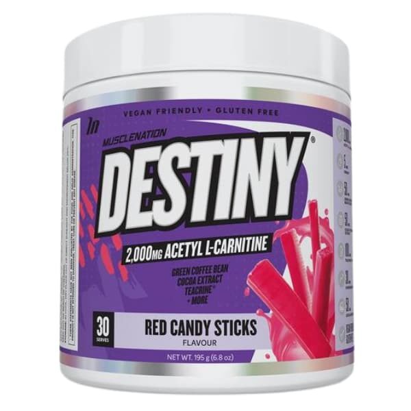 Muscle Nation Destiny fat Burner - Red Candy Sticks