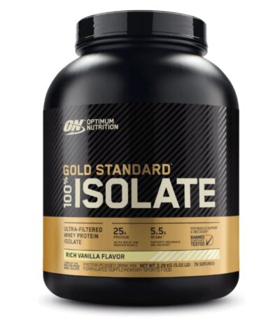 Optimum Nutrition Gold Standard Isolate 5lb - Rich Vanilla