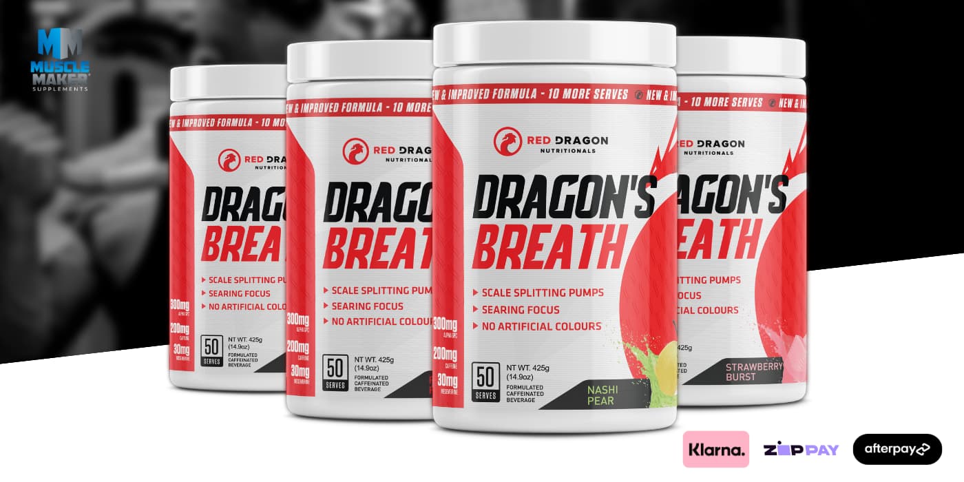 Red Dragon Nutritionals Dragon's Breath Pre Workout Banner