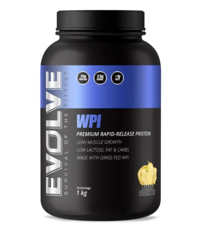 Evolve Nutrition WPI 1kg - Banana Paddle Pop