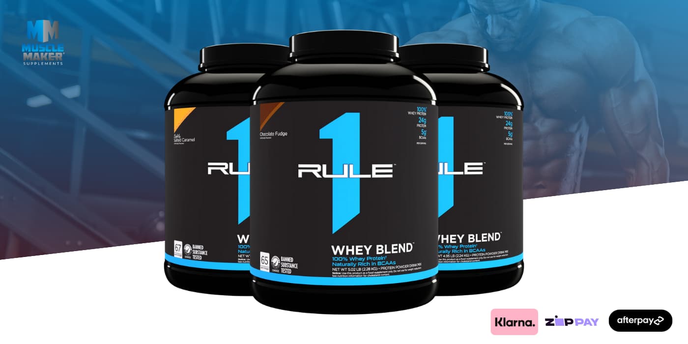 Rule 1 Proteins R1 Whey Blend Protein Banner