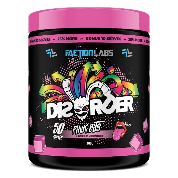 Faction Labs Disorder Pre Workout - Pink Bits