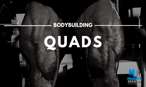 bodybuilding workout plan. Quads