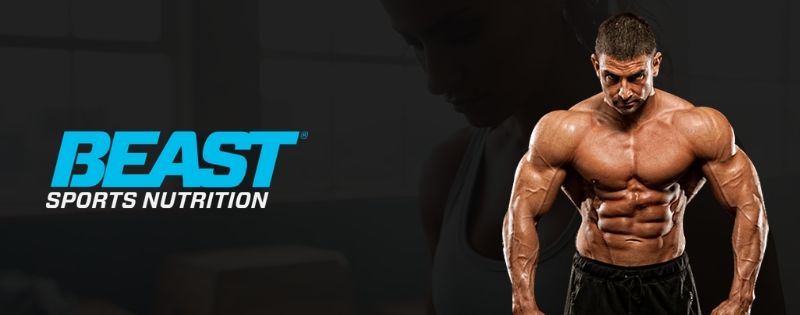 Beast Sports Nutrition Supplements Logo Banner