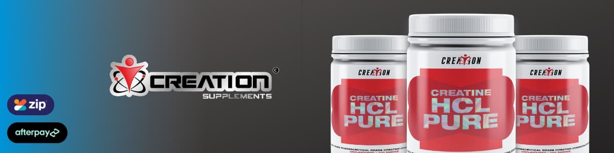 Creation Supplements Creatine HCL Pure Payment Banner