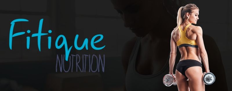 Fitique Nutrition Supplements Logo Banner