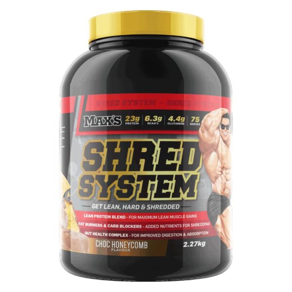 Max's Protein Shred System 2.27kg - Choc Honeycomb (1)