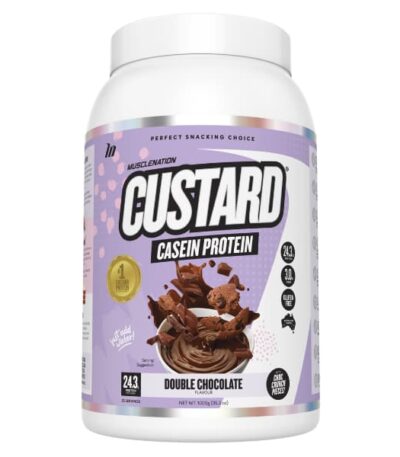 Muscle Nation Custard Casein Protein - Double Chocolate