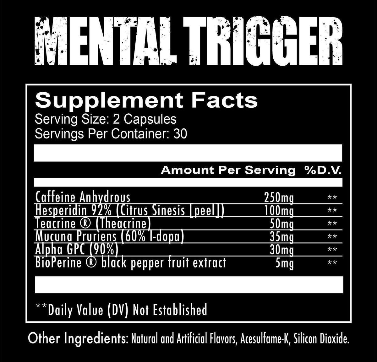 Redcon1 Mental Trigger Nutrition