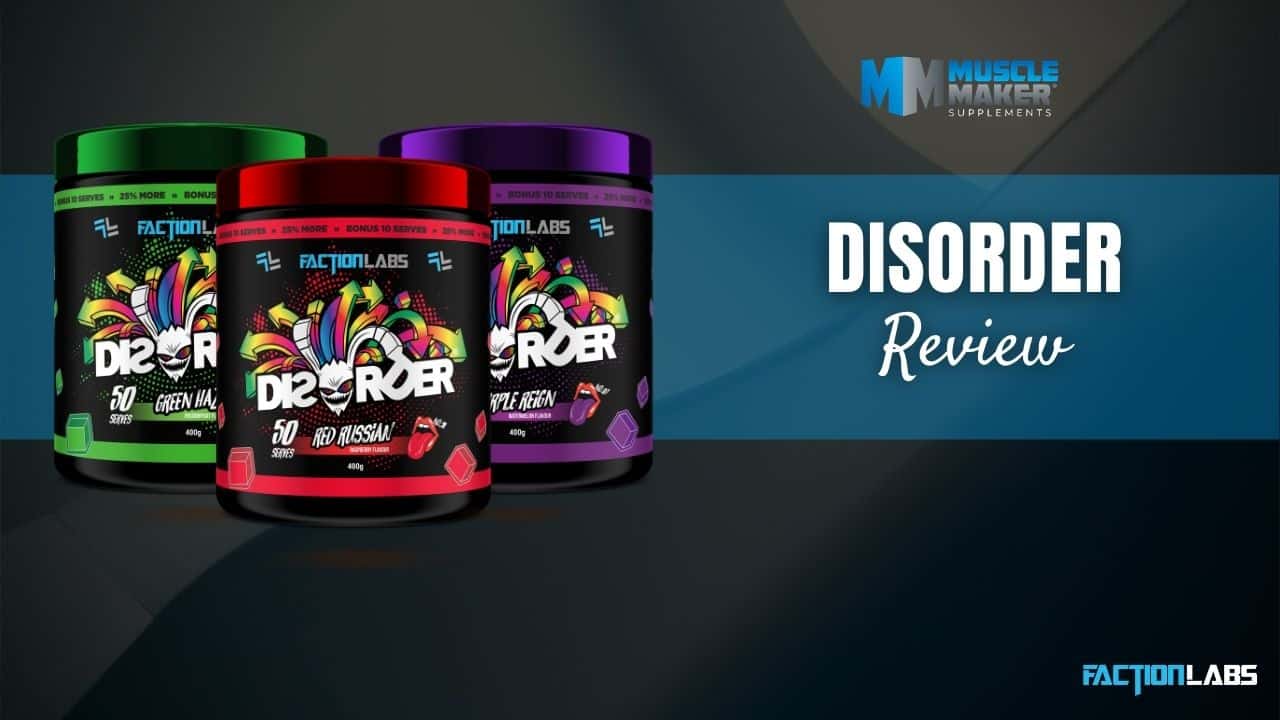 Faction Labs Disorder Pre-Workout Variety Pack – Includes Free Shaker & Fast Shipping