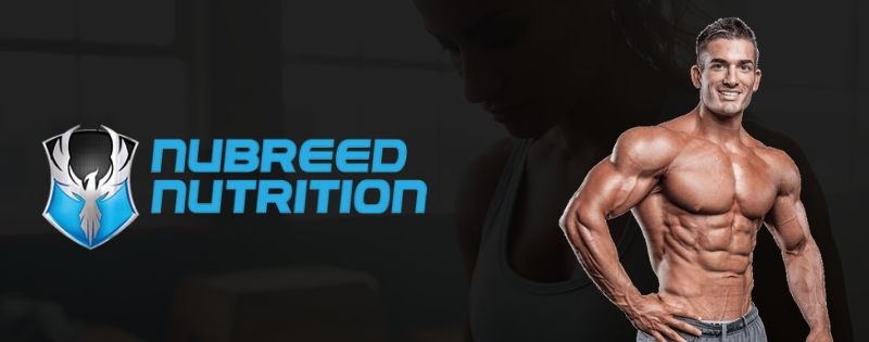 Nubreed Nutrition Supplements Logo Banner