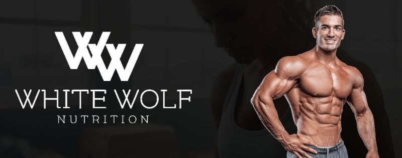 White Wolf Nutrition Supplements Logo Banner