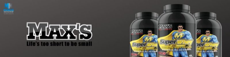 Max's Nutrition Super whey Banner