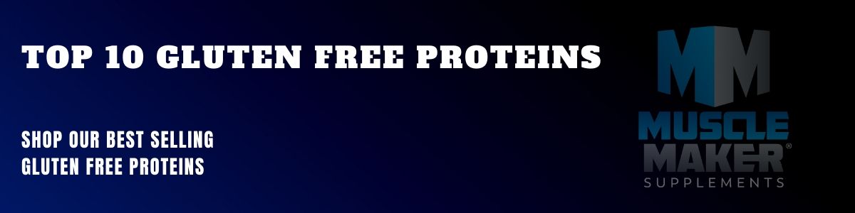 Best Selling Gluten Free Protein Supplements Banner