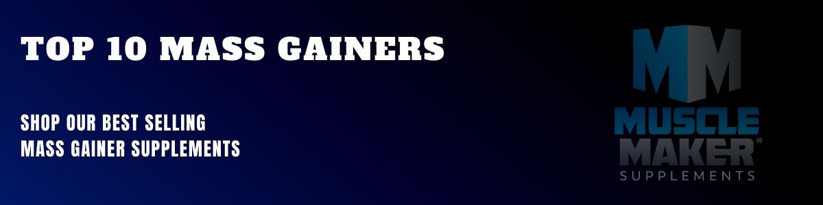 Best Selling Mass Gainers Supplements Banner