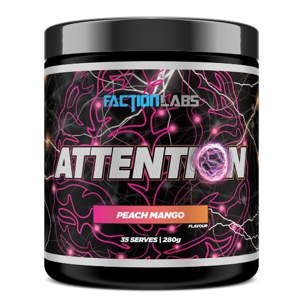 Faction Labs Attention Nootropic - Peach Mango (1)