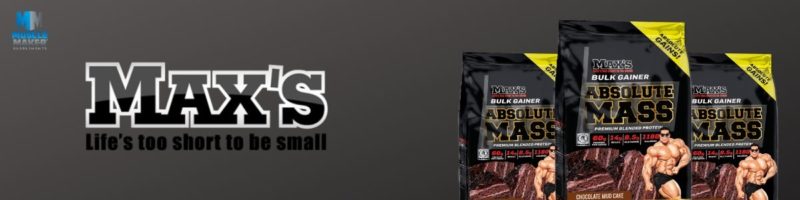 Max's Protein Absolute Mass Gainer Banner