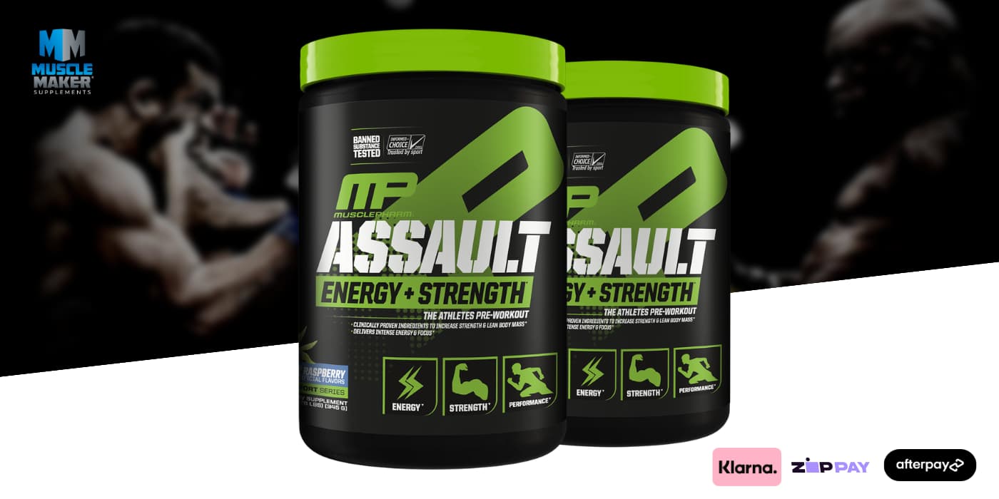 Musclepharm Assault Energy + Strength Pre Workout Banner