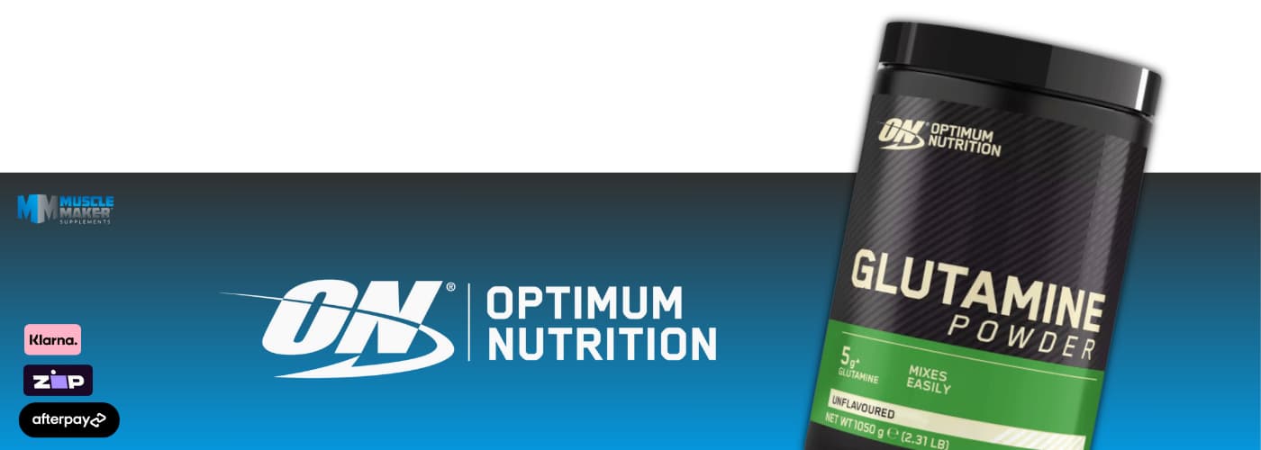Optimum Nutrition L-Glutamine Payment Banner