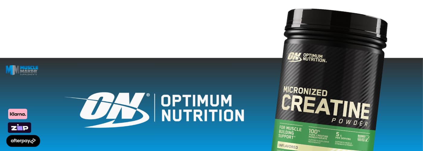 Optimum Nutrition Micronized Creatine Monohydrate Payment Banner