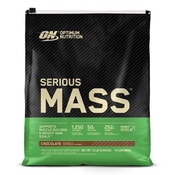 Optimum Nutrition Serious Mass 12lb - Choc