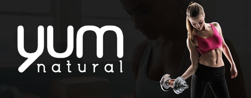 Yum Natural Supplements Logo Banner