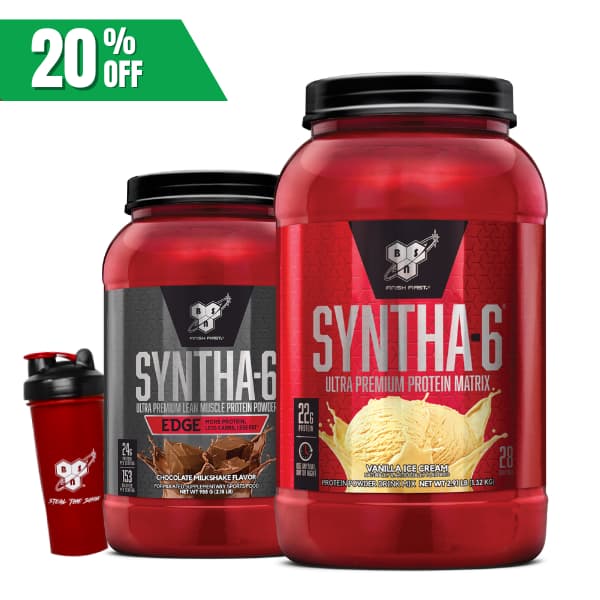 BSN Syntha-6 Twin Pack + Shaker