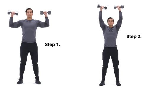 How to do Close Grip Standing Dumbbell Shoulder Press