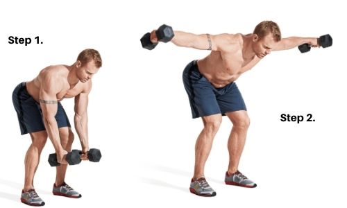 How to do bent over dumbbell rear fly