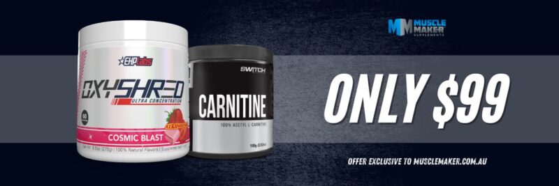 Oxyshred + Carnitine Product banner