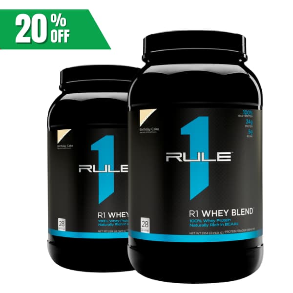 Rule 1 Protein R1 Whey Blend 2lb Twin Pack