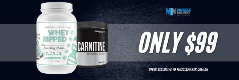 Whey ripped + Carnitine Product banner