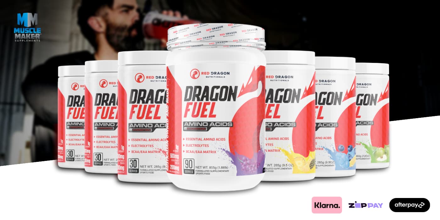 Red Dragon Nutritionals Dragon Fuel Amino Acids Banner