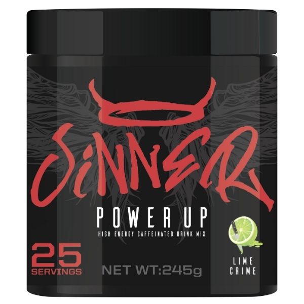 Sinner Supps Sinner Power Up pre Workout - Lime Crime