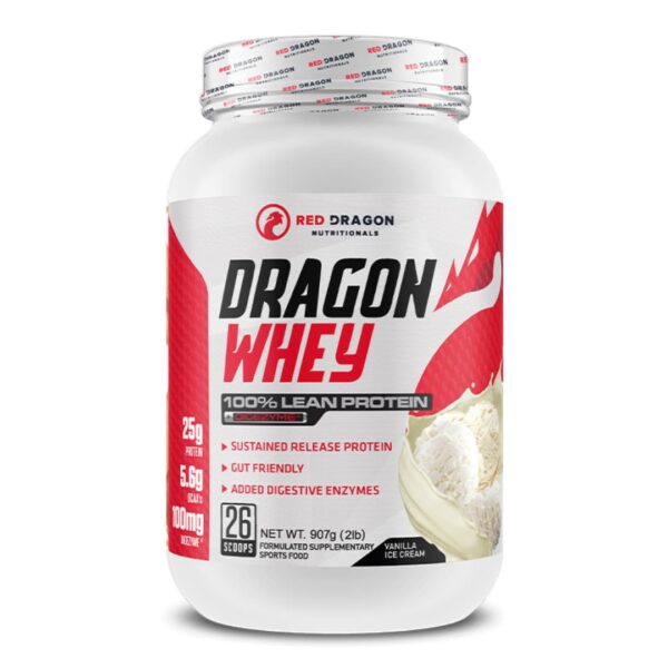 Red Dragon Nutritionals Dragon Whey 2lb - Vanilla Ice Cream