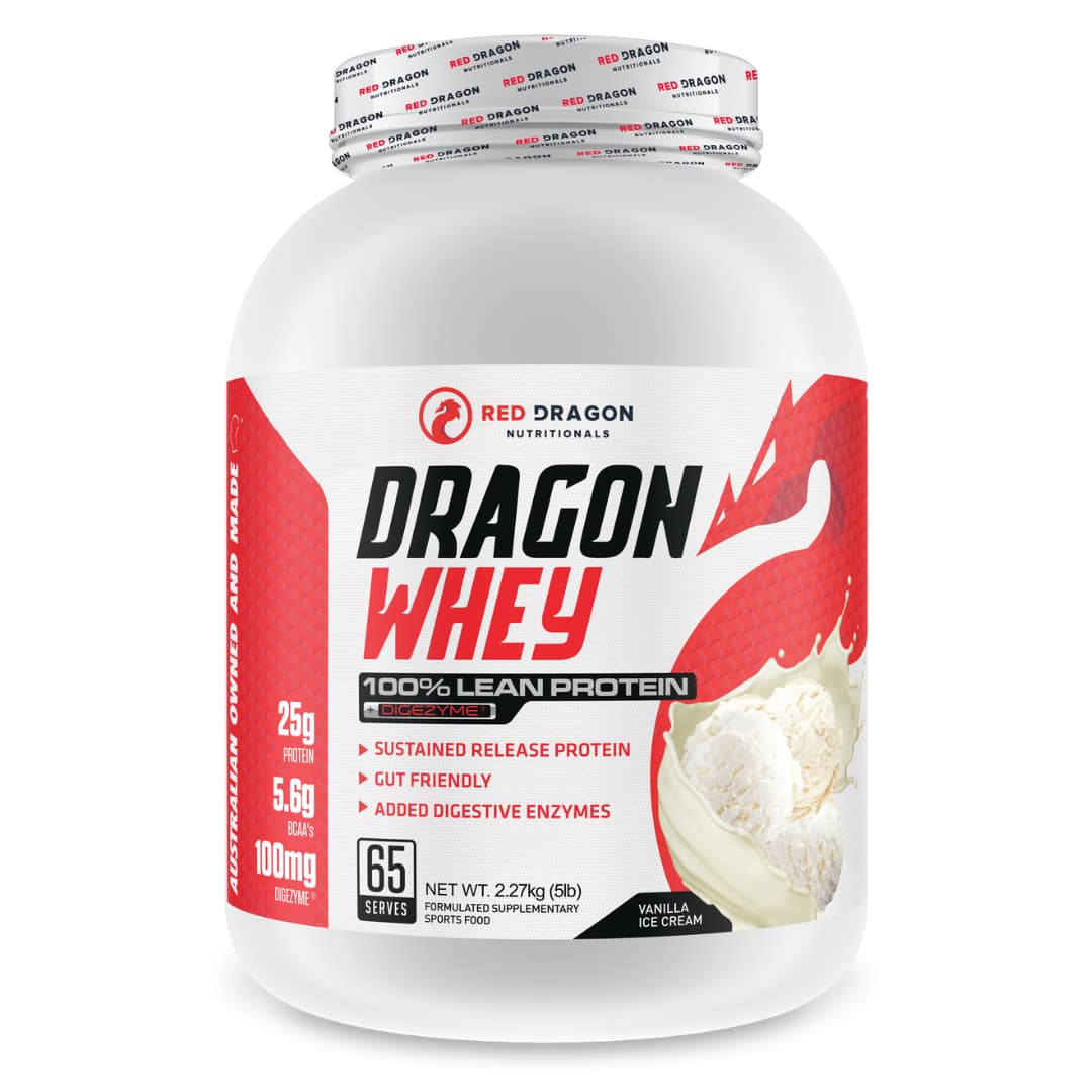 Red Dragon Nutritionals Dragon Whey 5lb - Vanilla