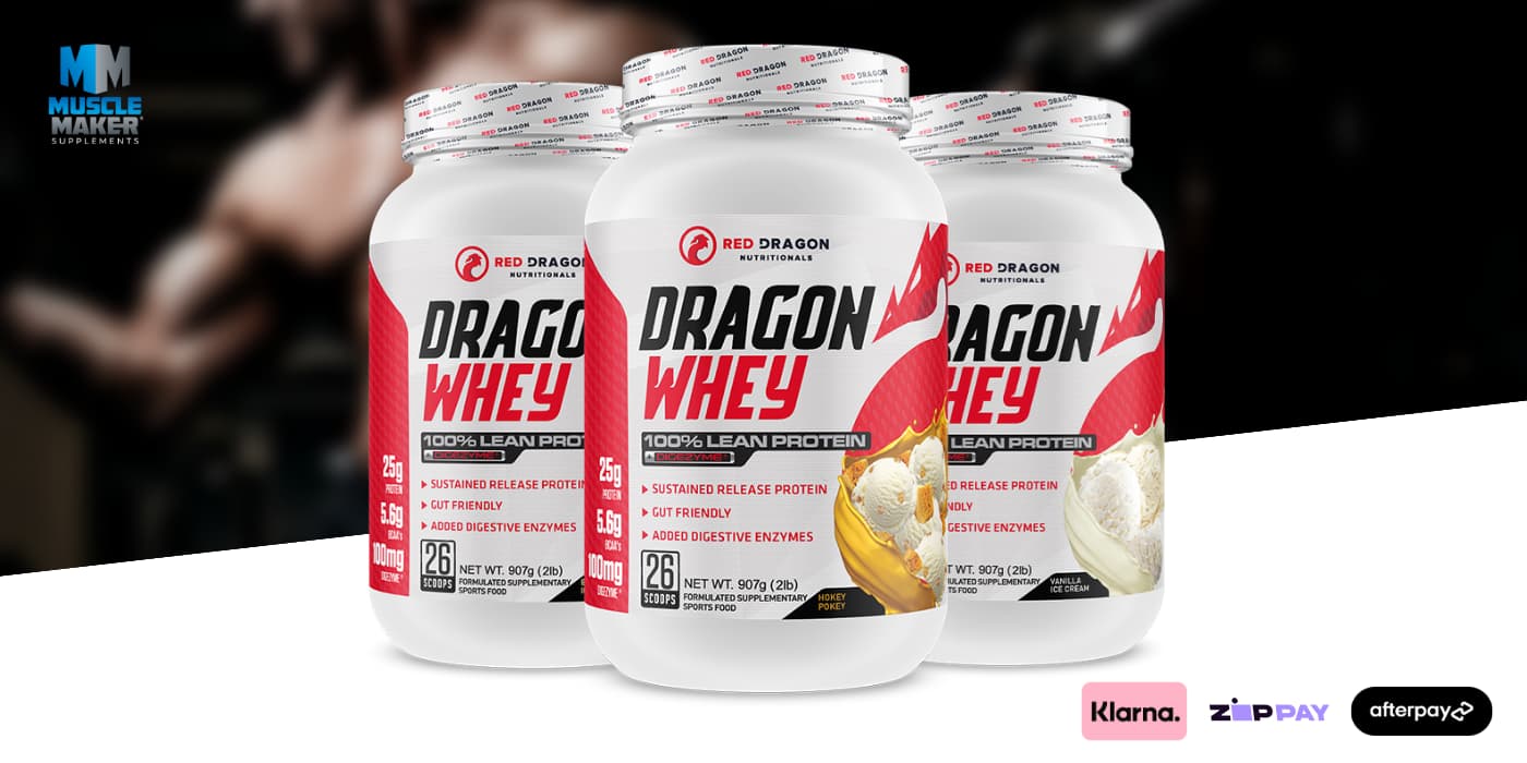 Red Dragon Nutritionals Dragon Whey Protein Banner