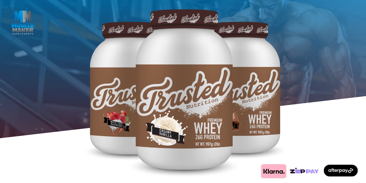 Trusted Nutrition Premium Whey Protein Banner